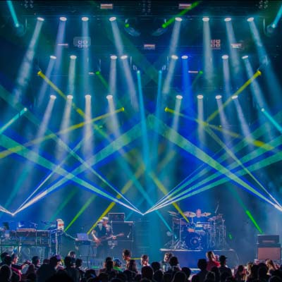 A beam of light illuminates the myriad possibilities of the stage